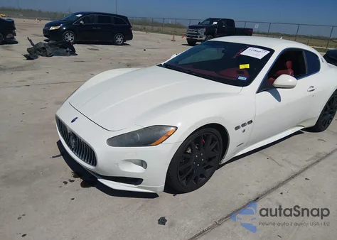 2012 Maserati Granturismo S Automatic z USA, uszkodzony, nr VIN ZAM45KLA6C0063977
